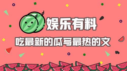 娱乐吃瓜简介怎么写啊,揭秘明星幕后那些事儿